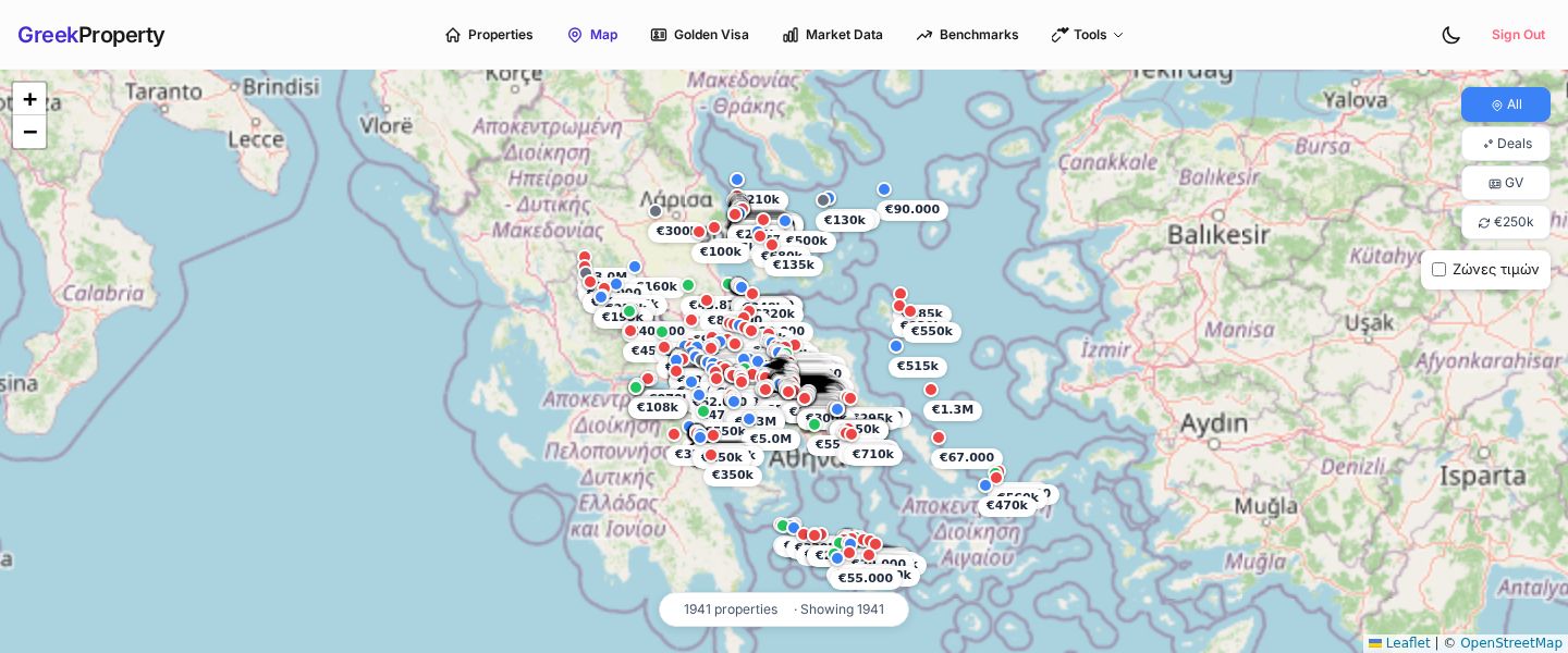 Interactive property map